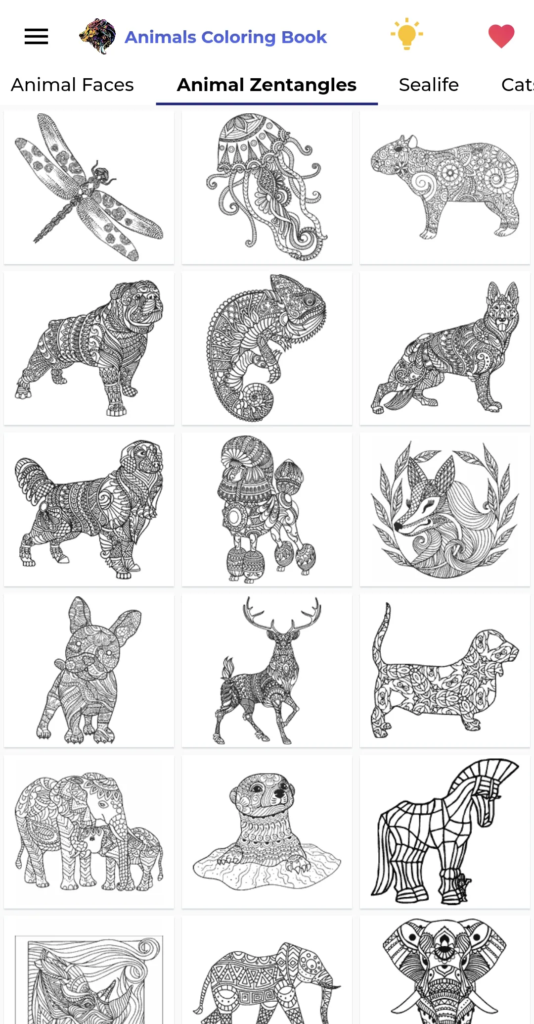 Animals Coloring Book - Colori | Indus Appstore | Screenshot