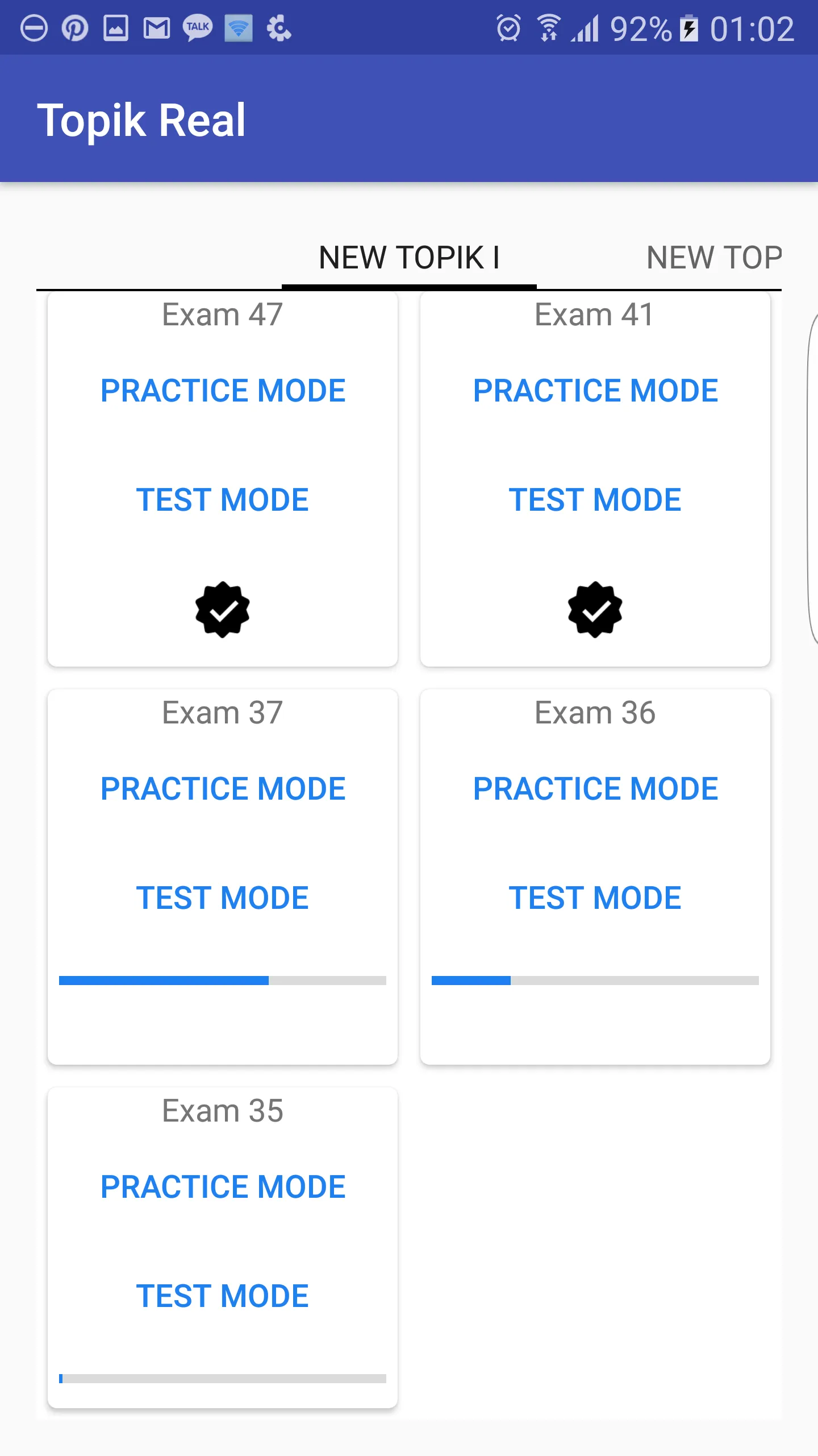 TOPIK Real Test - Exam Korean | Indus Appstore | Screenshot