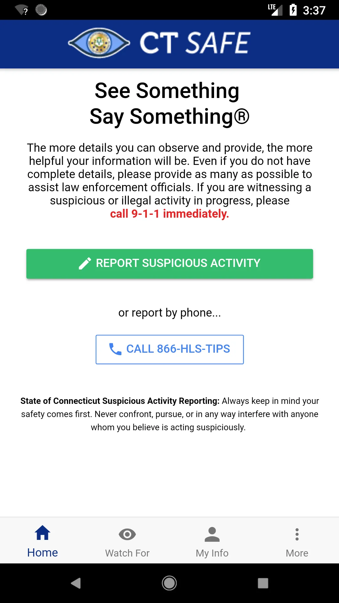 CT Safe | Indus Appstore | Screenshot