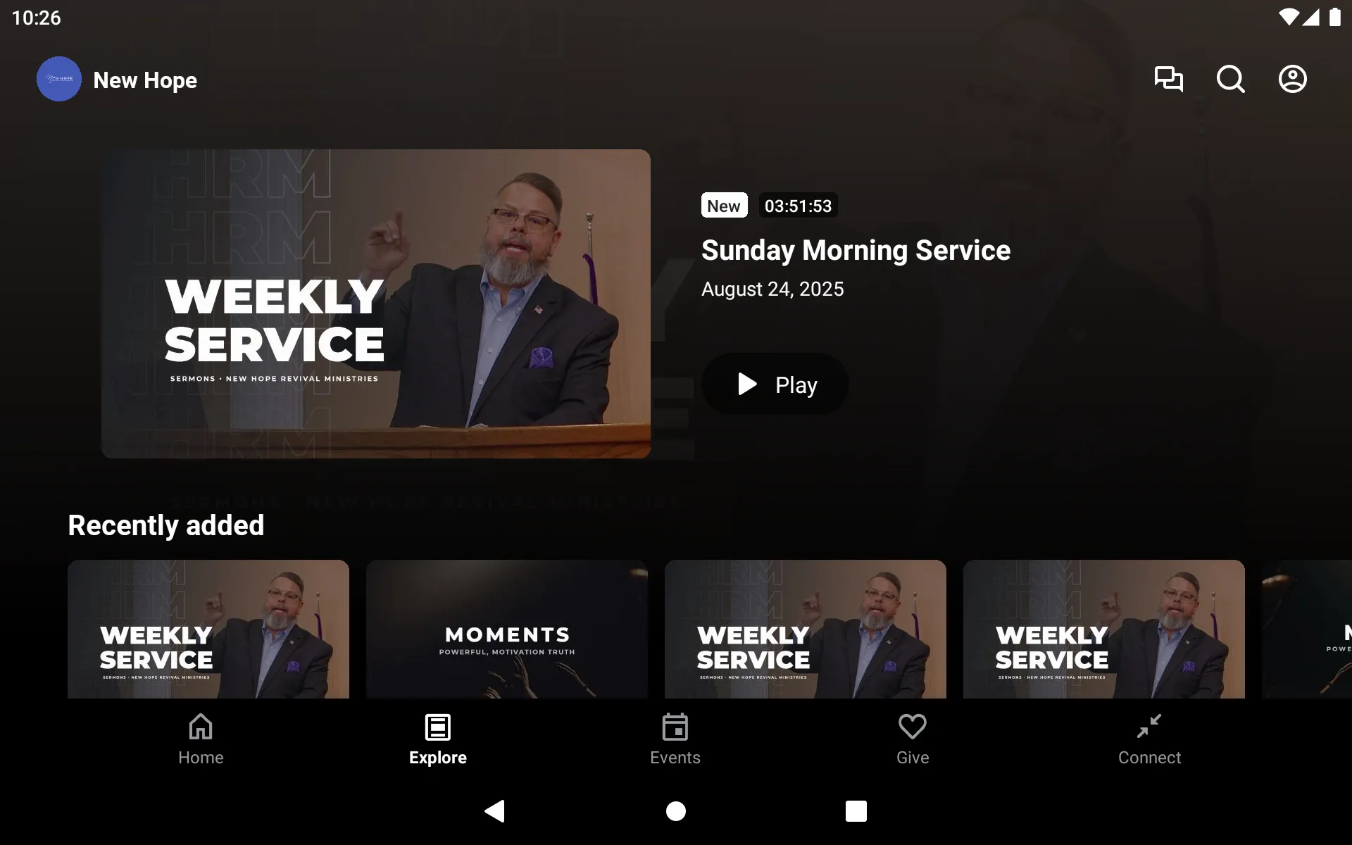 New Hope Revival Ministries | Indus Appstore | Screenshot