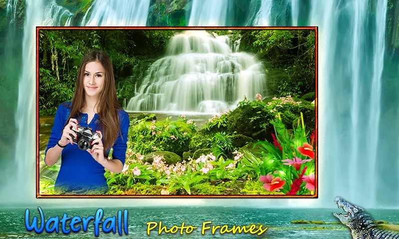 Waterfall Photo Frames SM | Indus Appstore | Screenshot