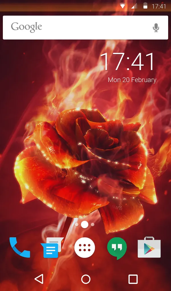 Burning Rose Keyboard Theme | Indus Appstore | Screenshot