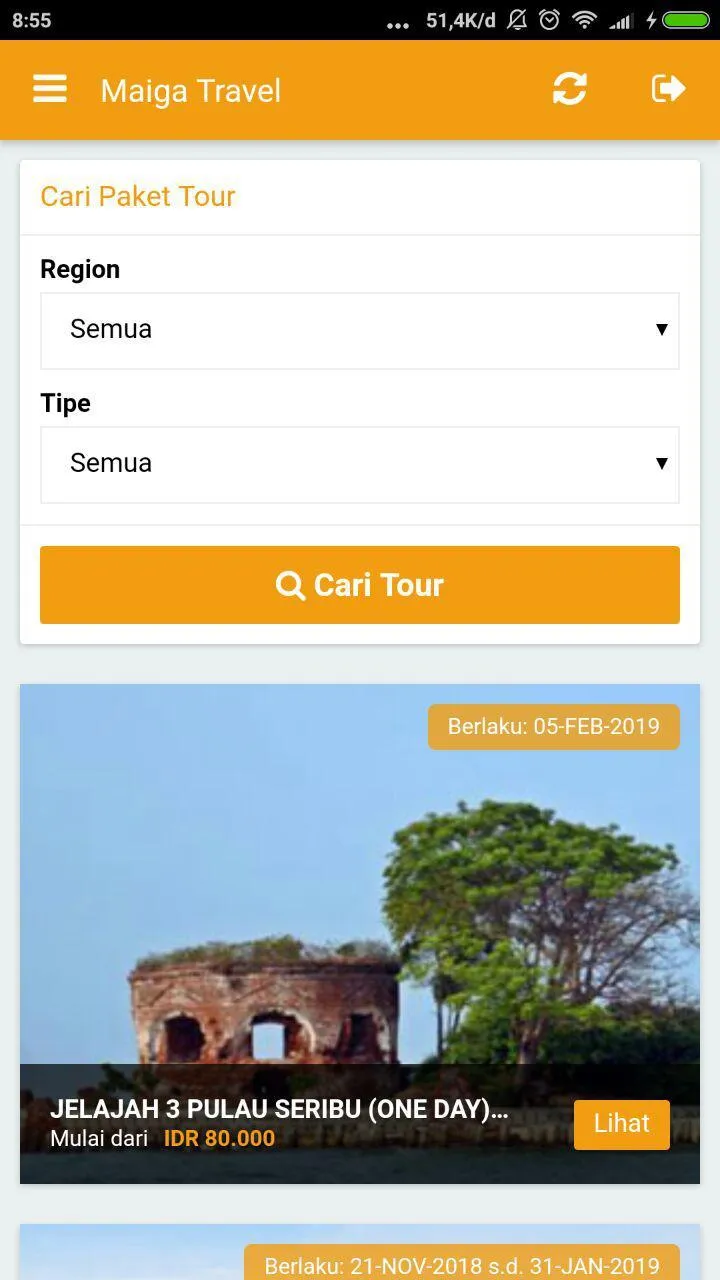 Maiga Travel | Indus Appstore | Screenshot