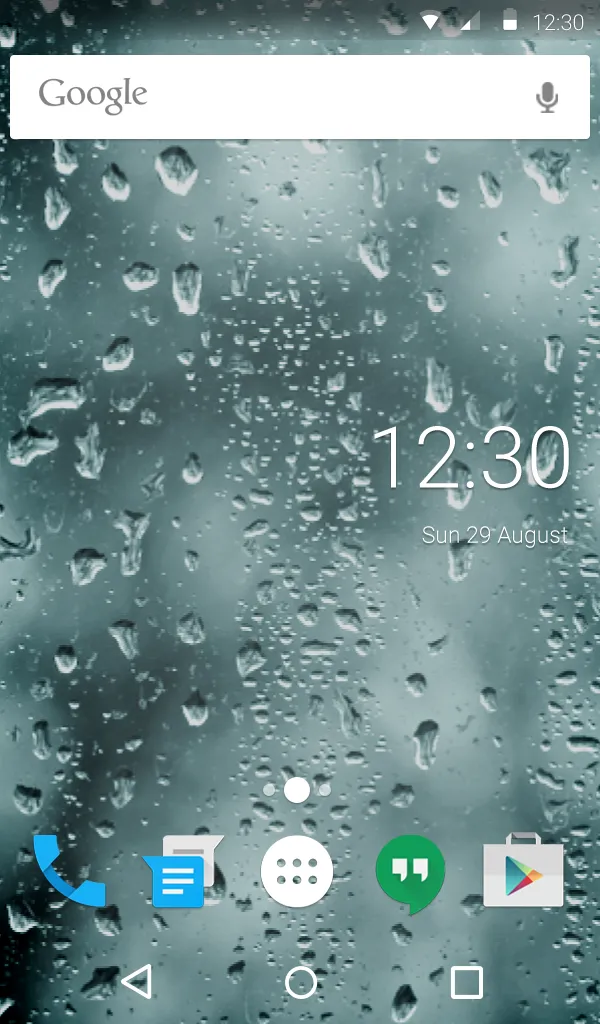 Rainy Day Live Wallpaper Theme | Indus Appstore | Screenshot