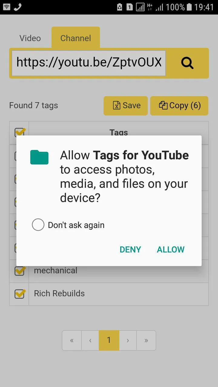 Get Tags of Video or Channel b | Indus Appstore | Screenshot