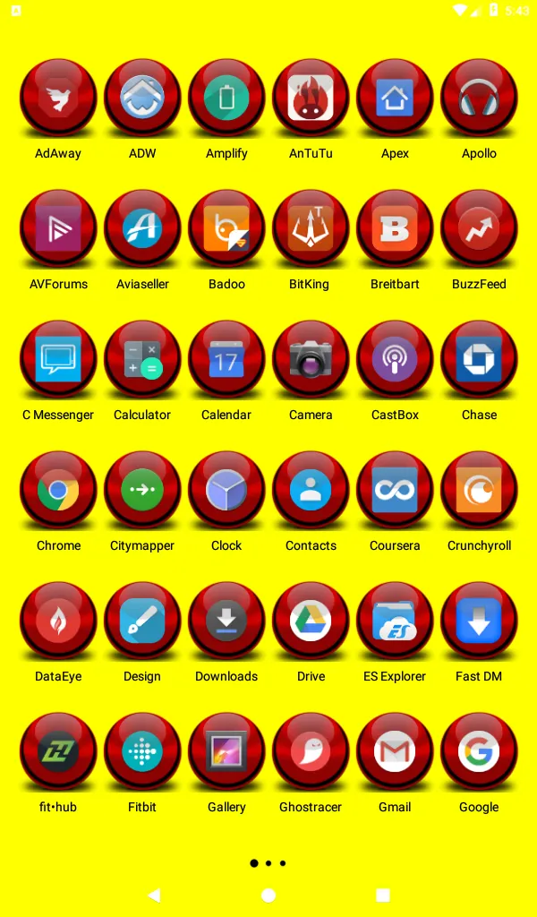 Red Icon Pack Masked | Indus Appstore | Screenshot