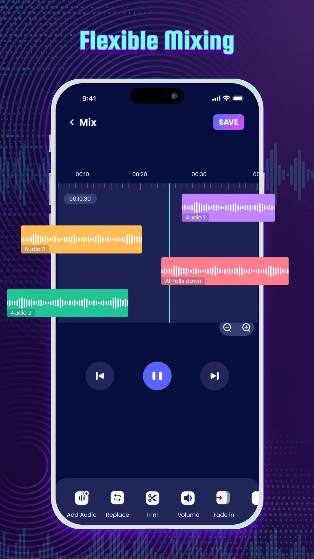 Audio Editor : xMusic Mixer | Indus Appstore | Screenshot