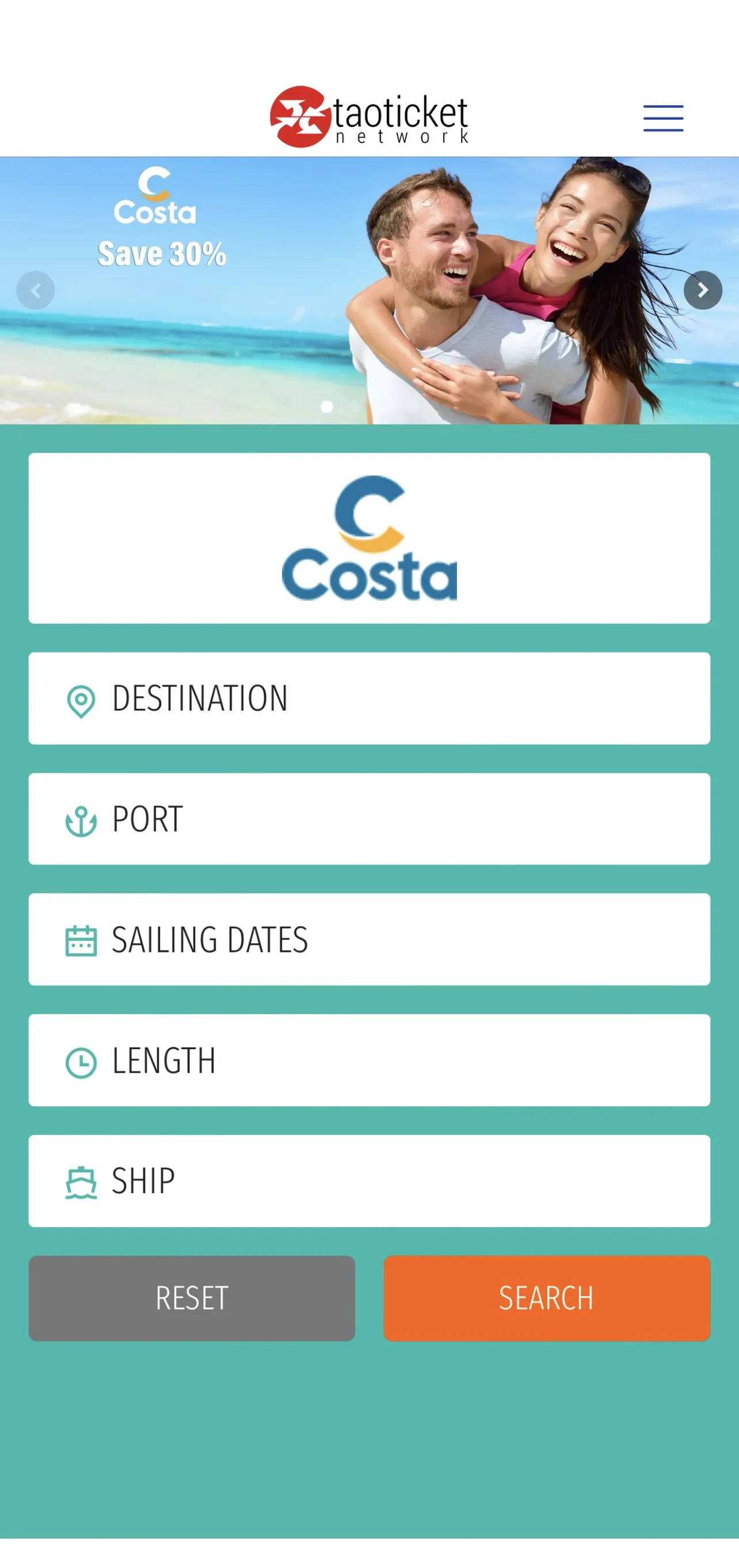 Ticketcosta | Indus Appstore | Screenshot