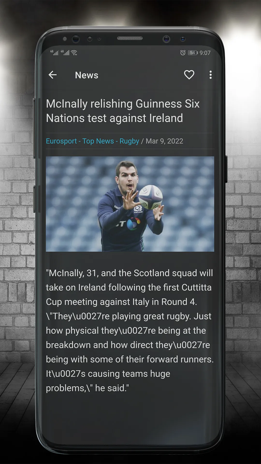 Rugby News Magazine | Indus Appstore | Screenshot