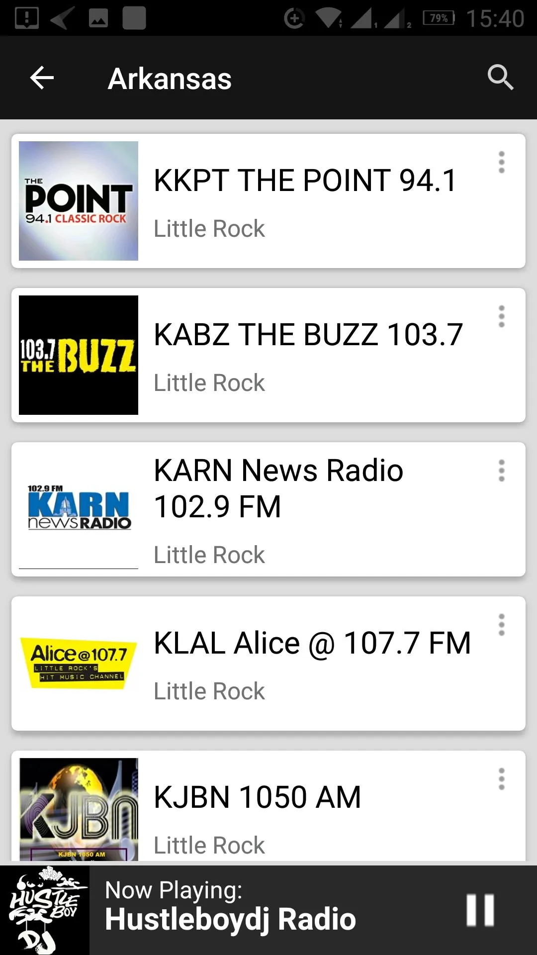 Arkansas Radio Stations - USA | Indus Appstore | Screenshot