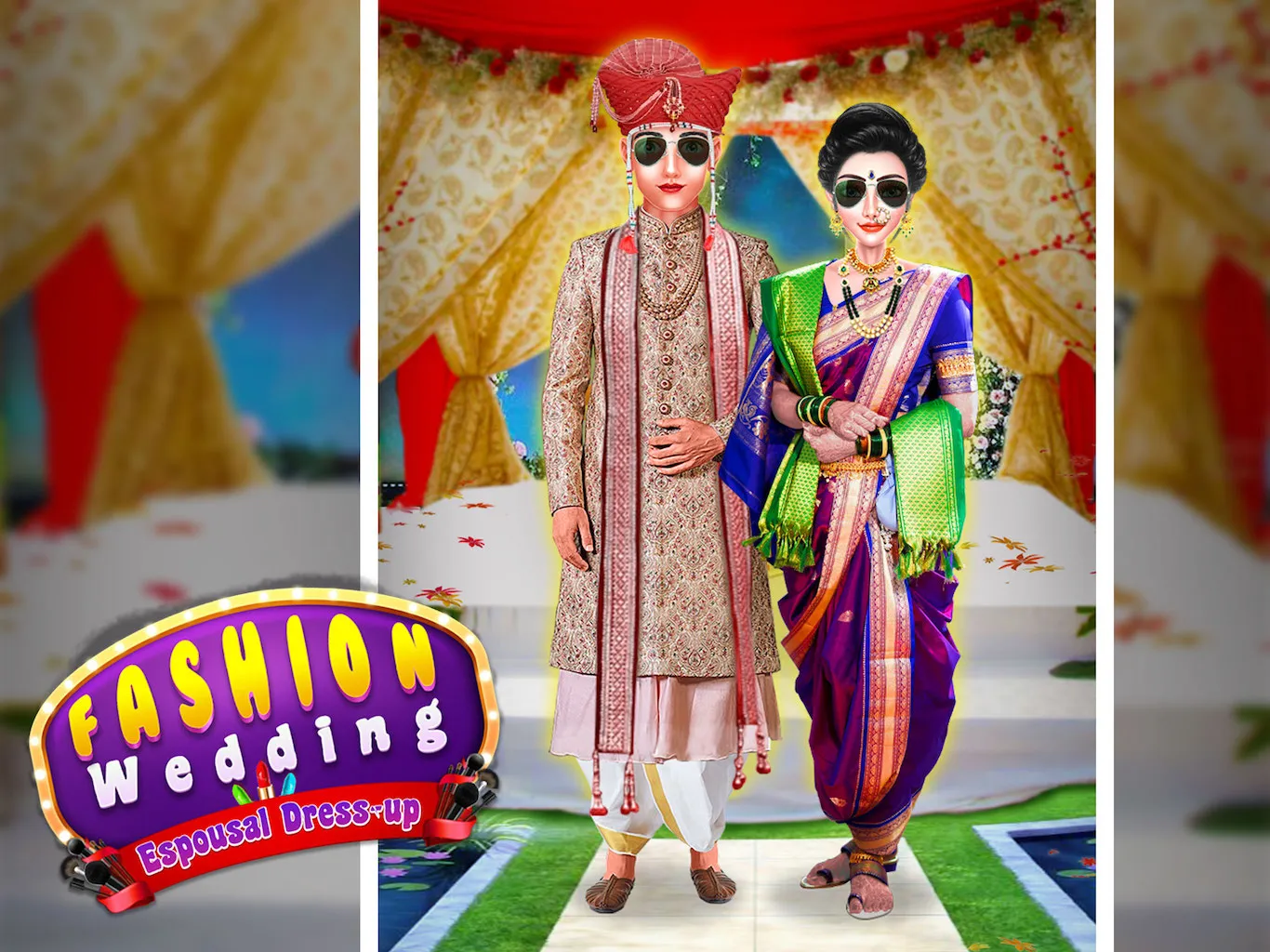 Marathi Wedding Dress up Style | Indus Appstore | Screenshot