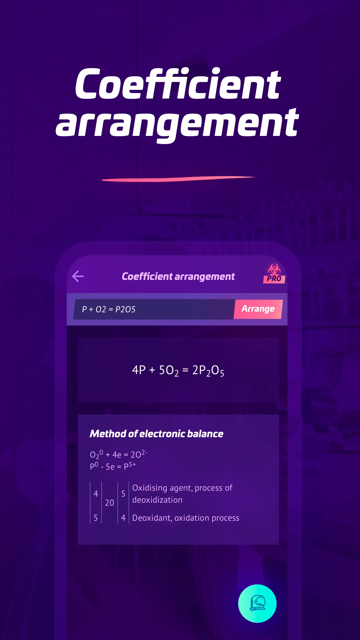 Chemistry X10: reaction solver | Indus Appstore | Screenshot