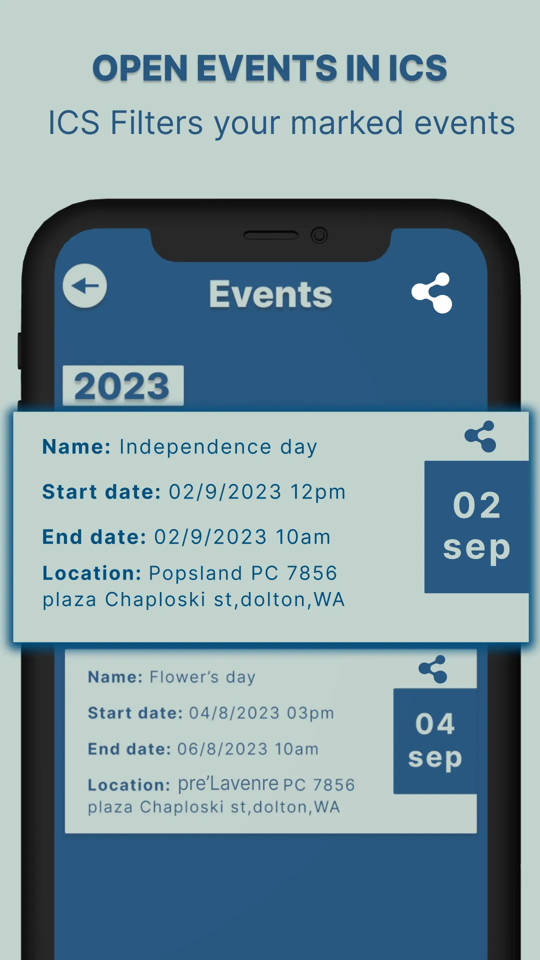 ICS File Viewer - File Reader | Indus Appstore | Screenshot