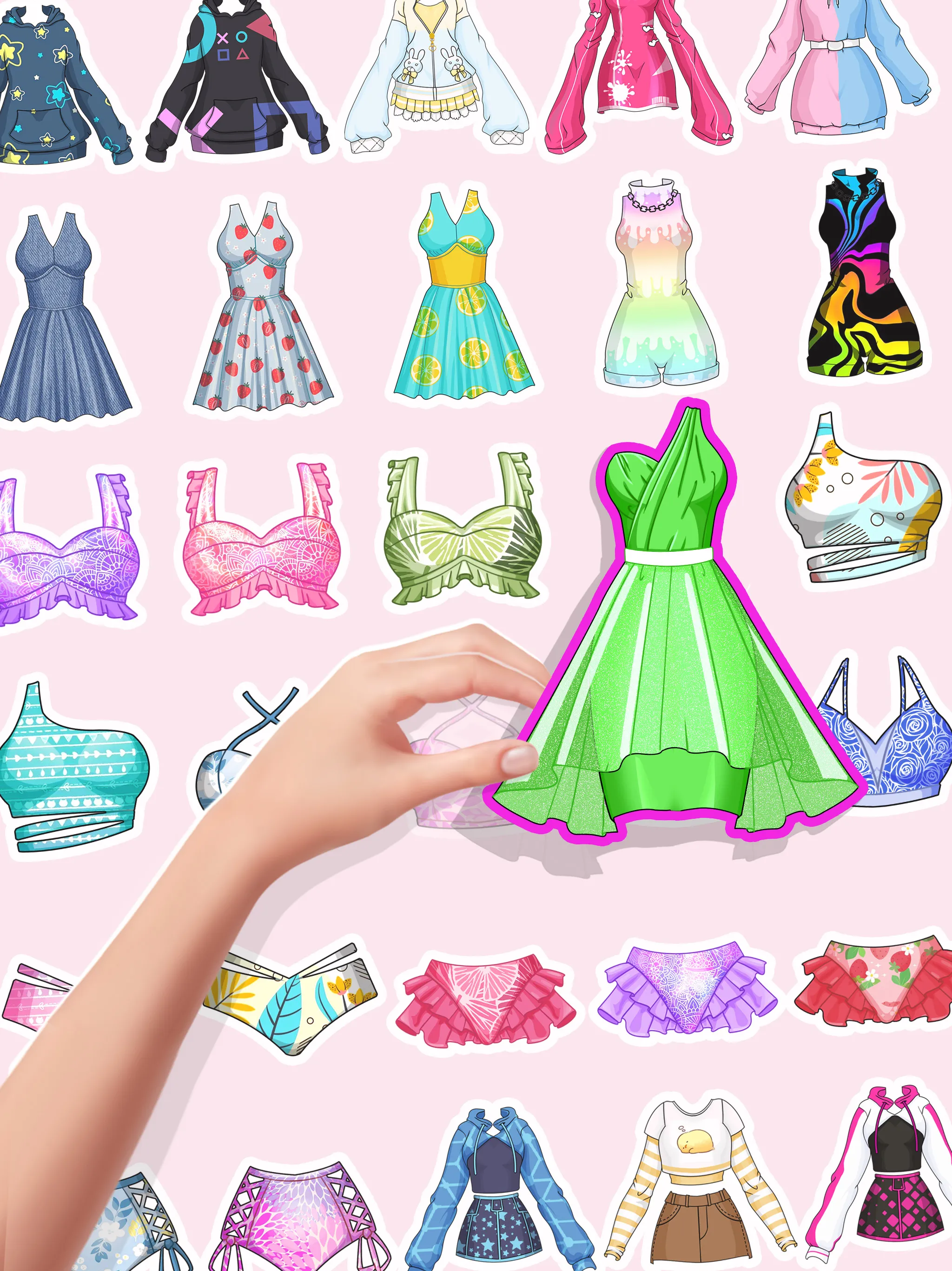 Sticker Doll DIY Dressup Diary | Indus Appstore | Screenshot