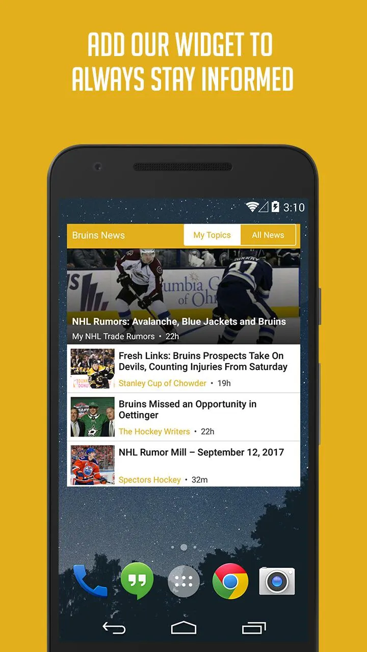 Boston Hockey News & Scores | Indus Appstore | Screenshot