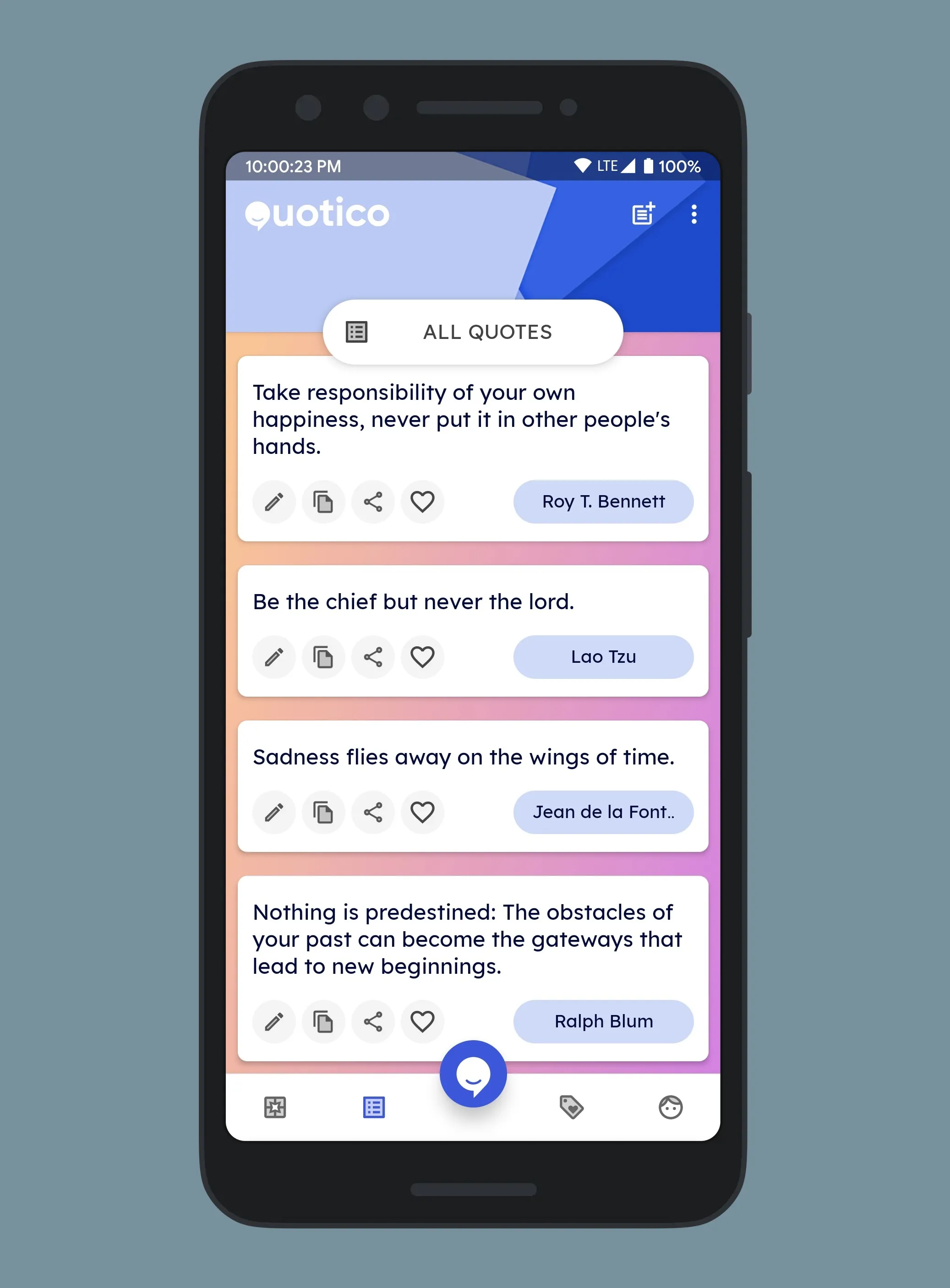 Quotico - Create Quotes, Poetr | Indus Appstore | Screenshot