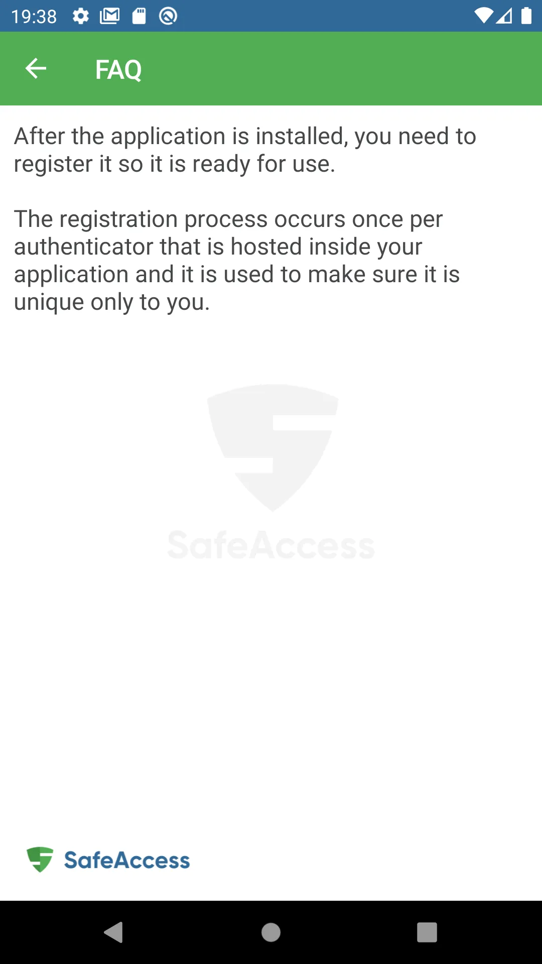 Safe Access | Indus Appstore | Screenshot