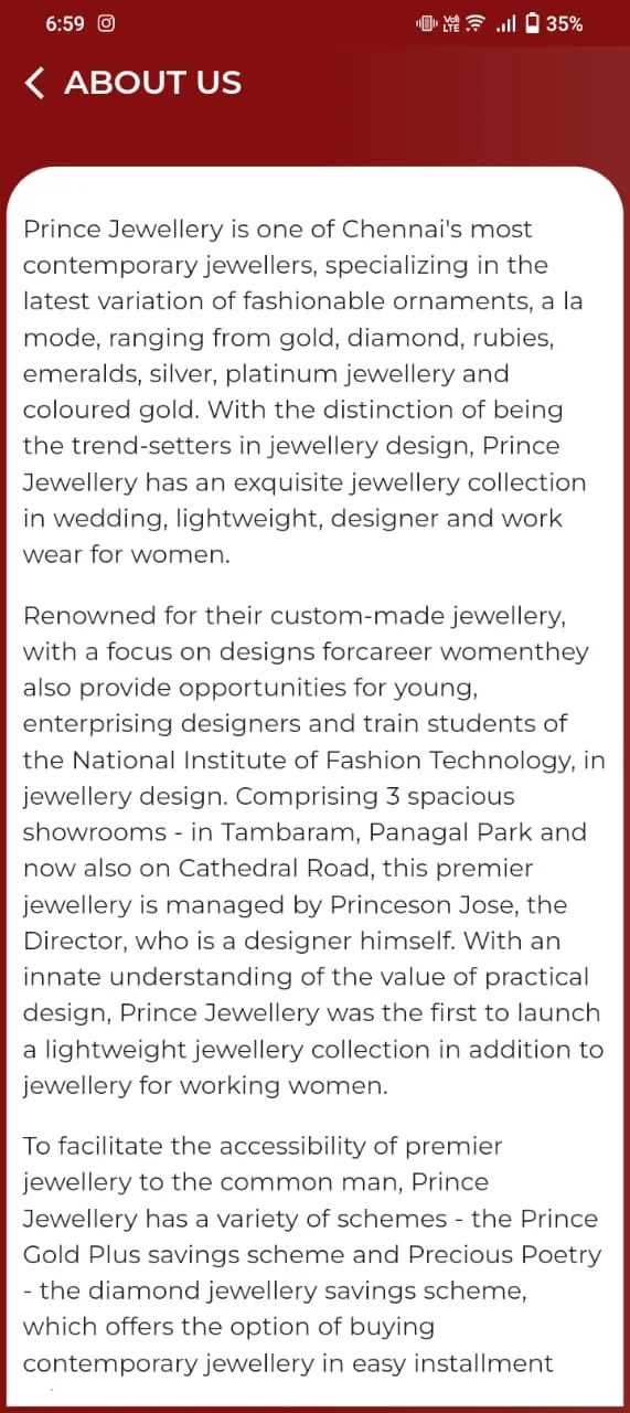 Prince Jewellery | Indus Appstore | Screenshot