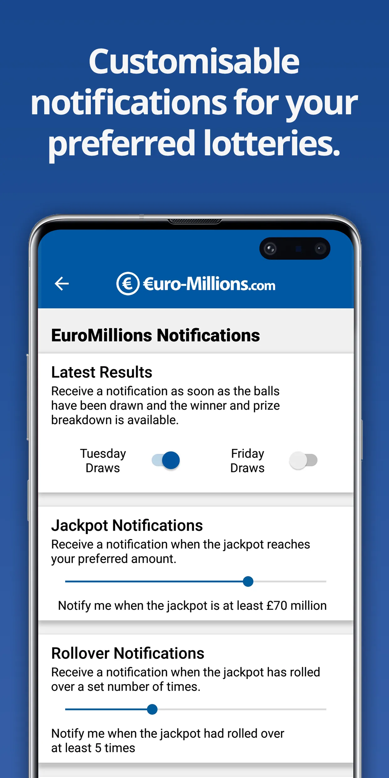 EuroMillions | Indus Appstore | Screenshot