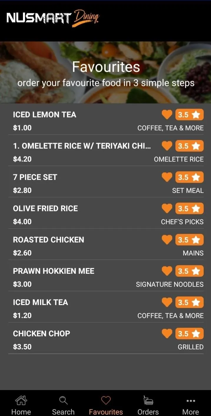NUSmart Dining | Indus Appstore | Screenshot