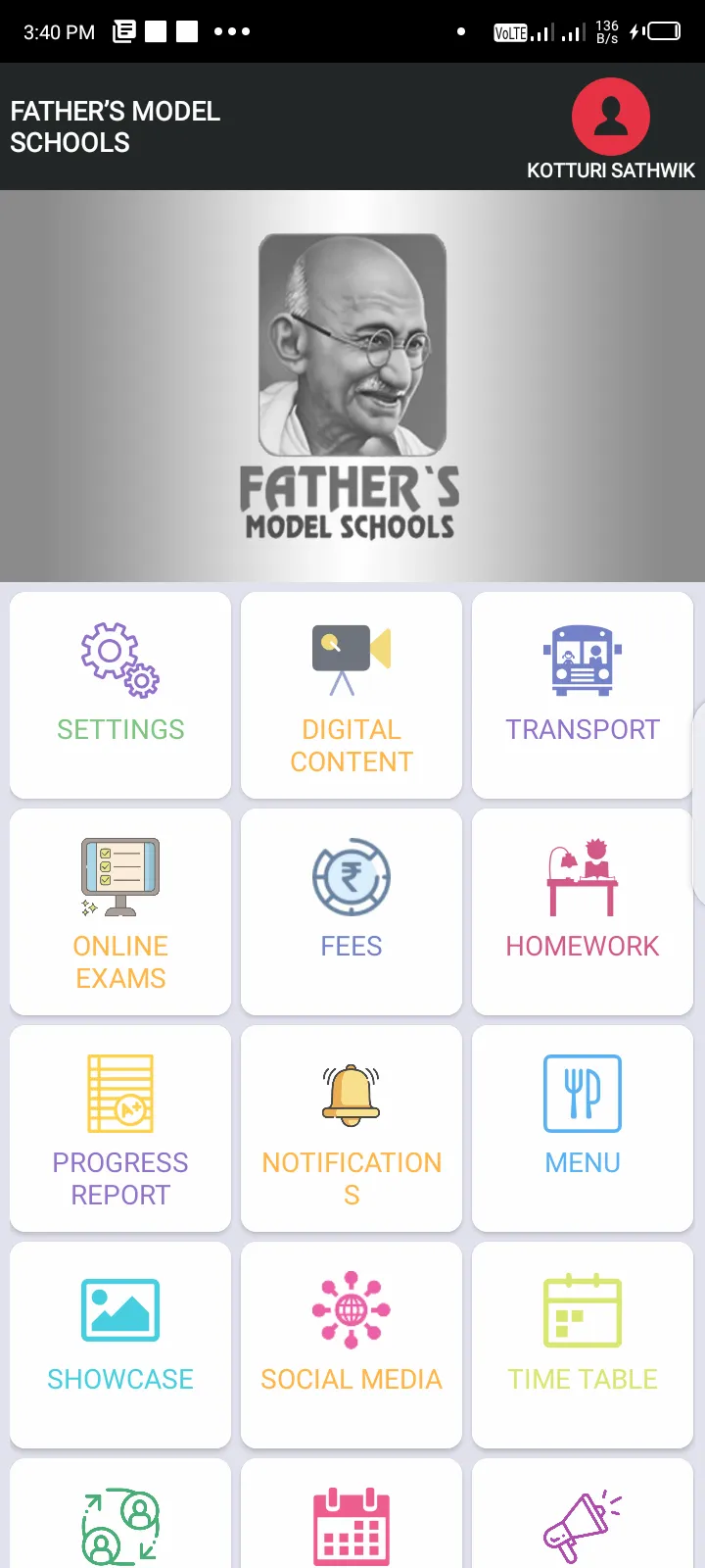 FATHER’S MODEL SCHOOLS APP | Indus Appstore | Screenshot