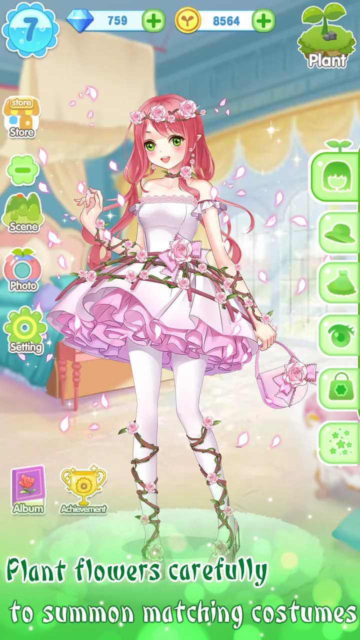 Garden Dressup Flower Princess | Indus Appstore | Screenshot