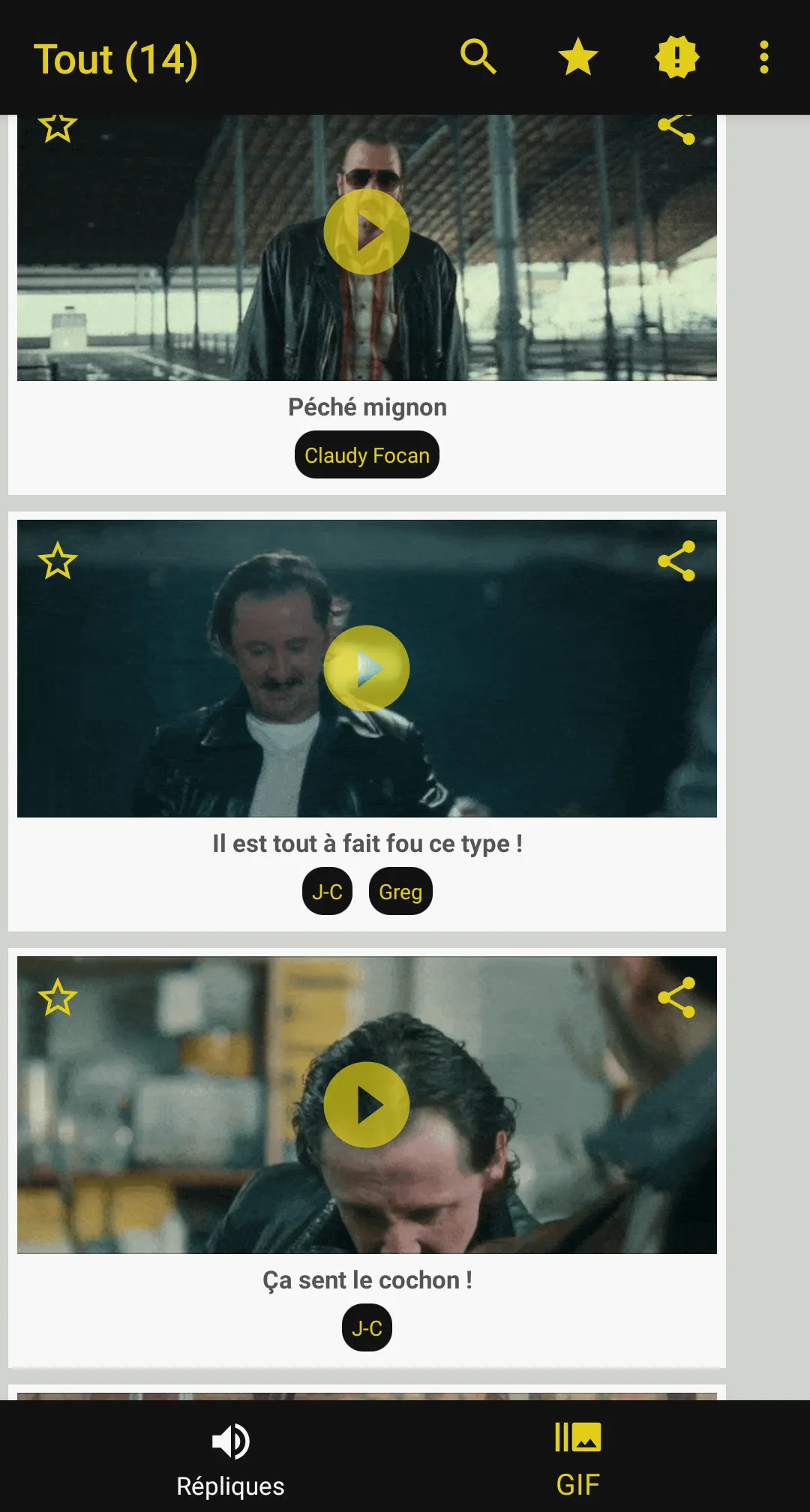 Dikkenek répliques & GIF | Indus Appstore | Screenshot