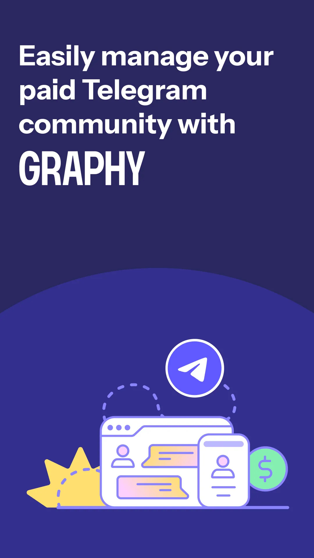 Telegram Subscriptions: Graphy | Indus Appstore | Screenshot