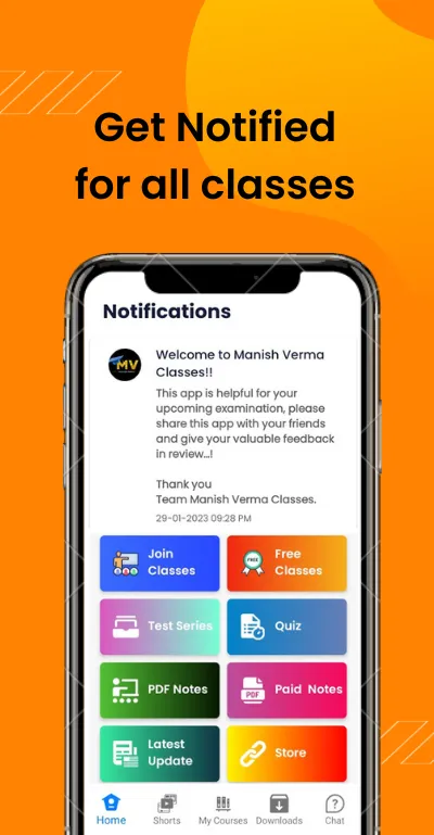 Manish Verma Classes | Indus Appstore | Screenshot