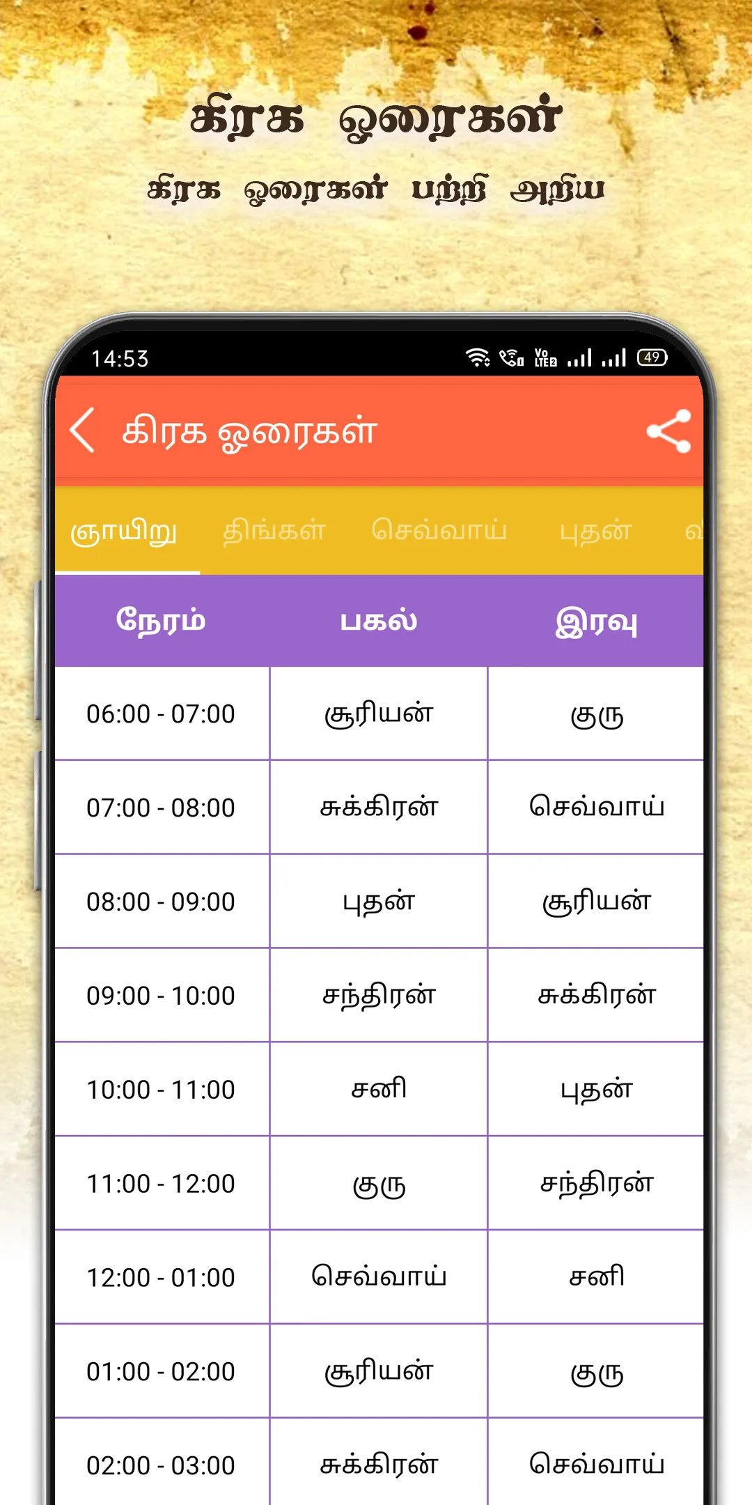 Subam Tamil Calendar | Indus Appstore | Screenshot