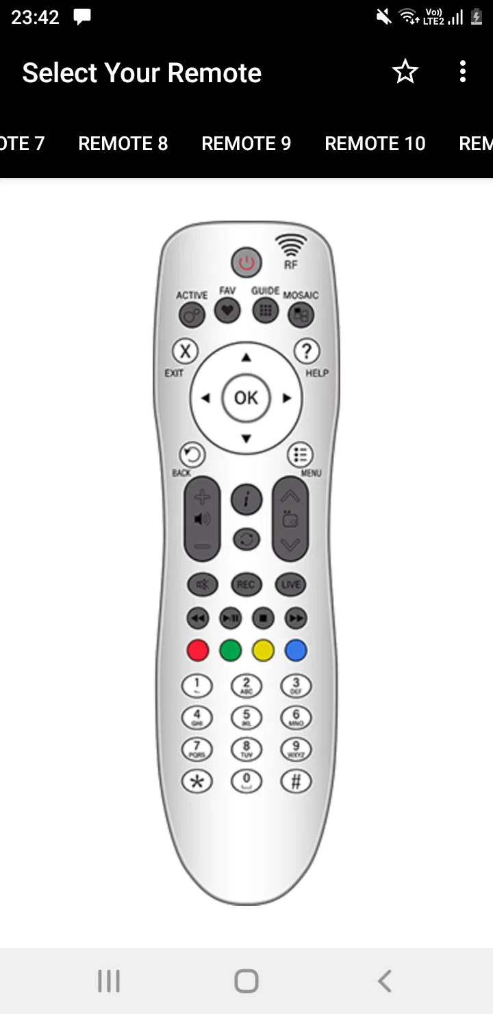 Videocon d2h Remote | Indus Appstore | Screenshot