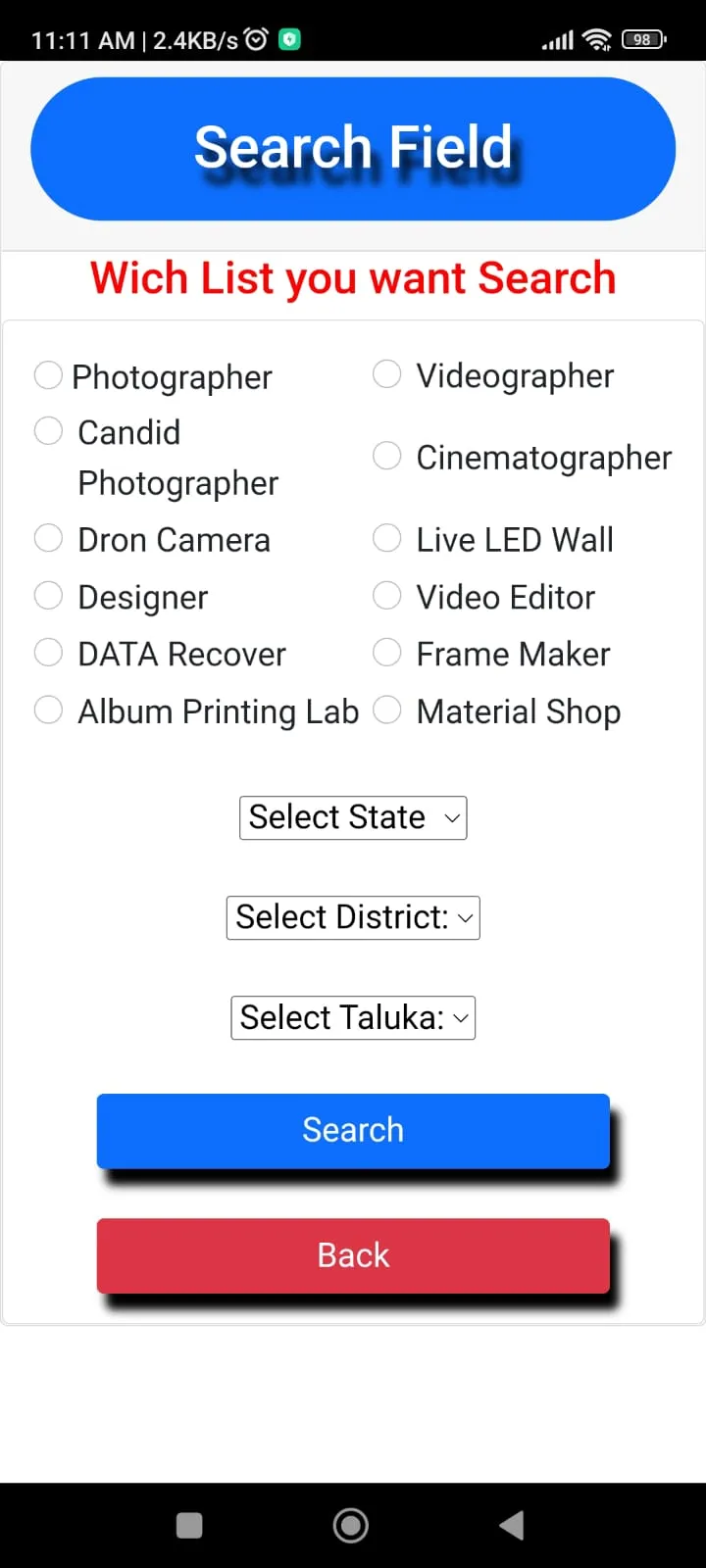 One click Maharashtra | Indus Appstore | Screenshot