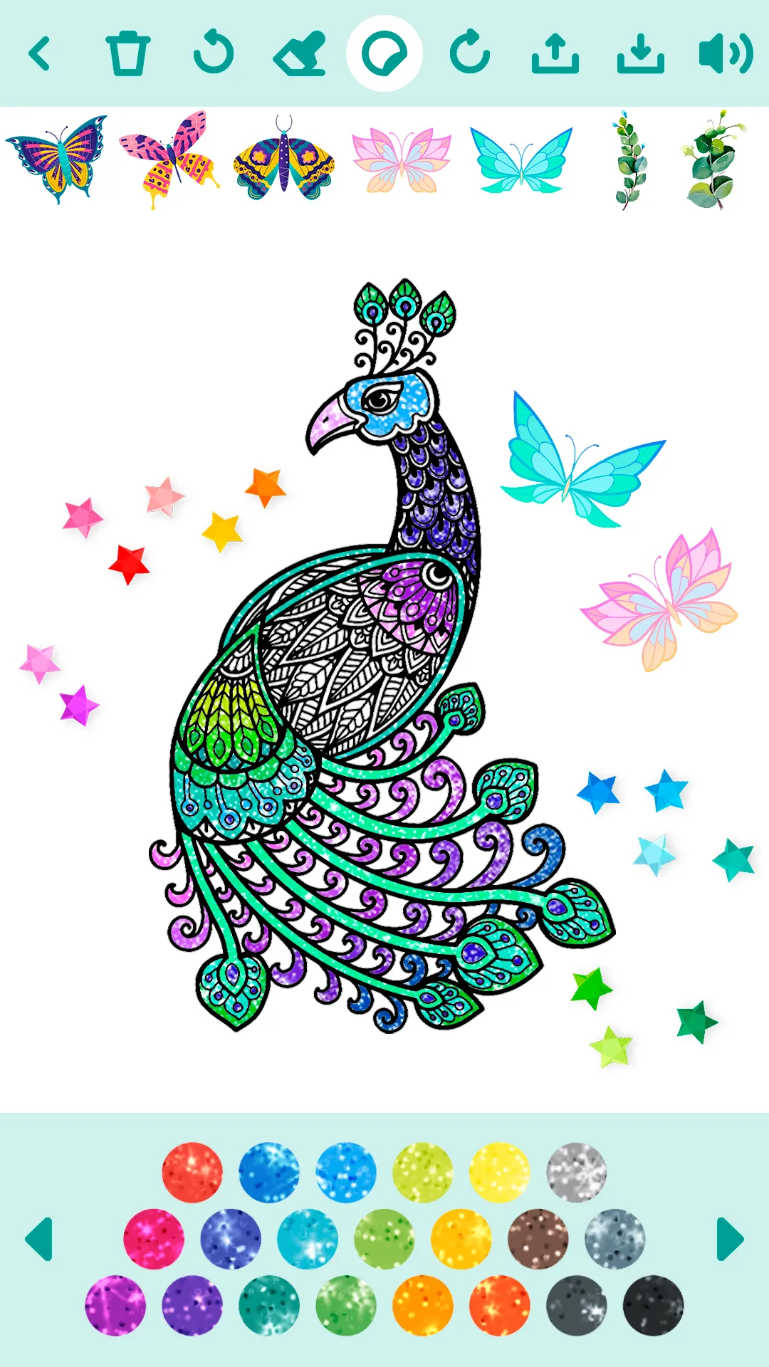 Antistress Adult Coloring Book | Indus Appstore | Screenshot