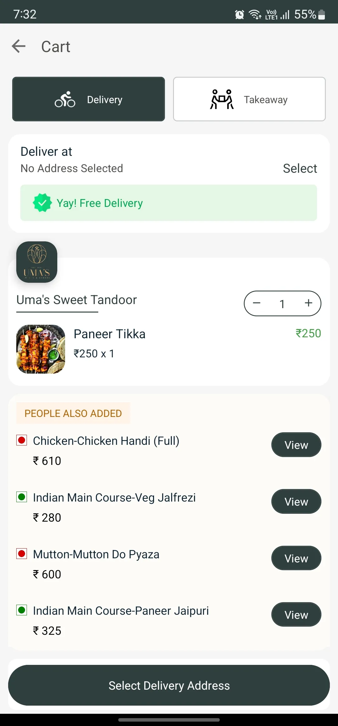 UMA FOOD | Indus Appstore | Screenshot