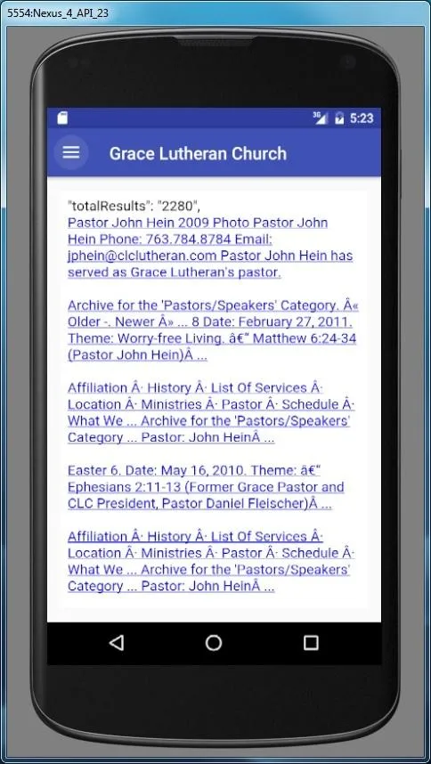 Grace Lutheran Church | Indus Appstore | Screenshot