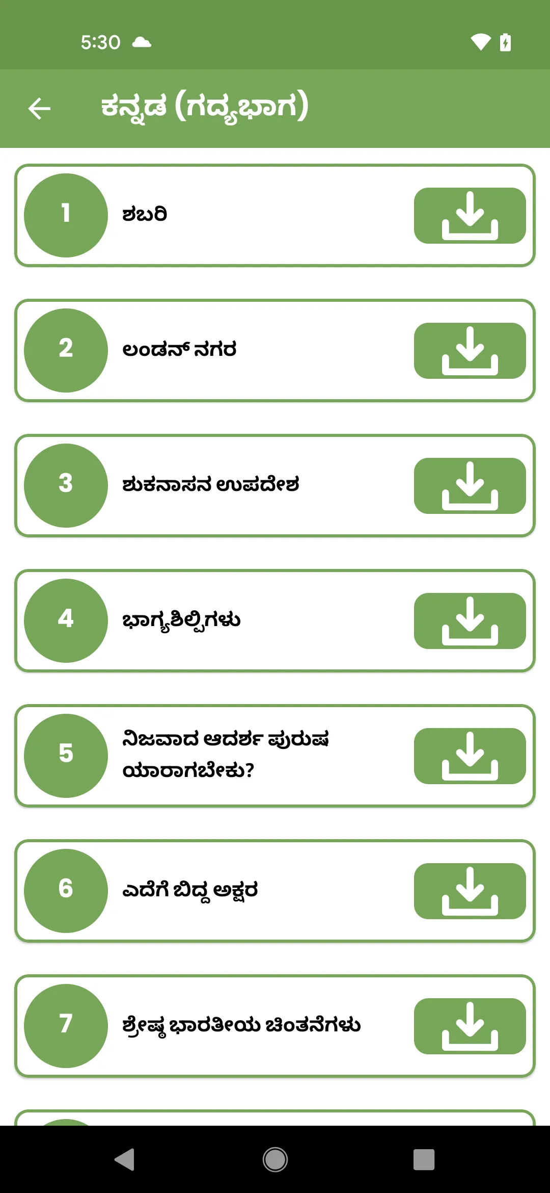 Sslc Notes Kannada Medium 2022 | Indus Appstore | Screenshot