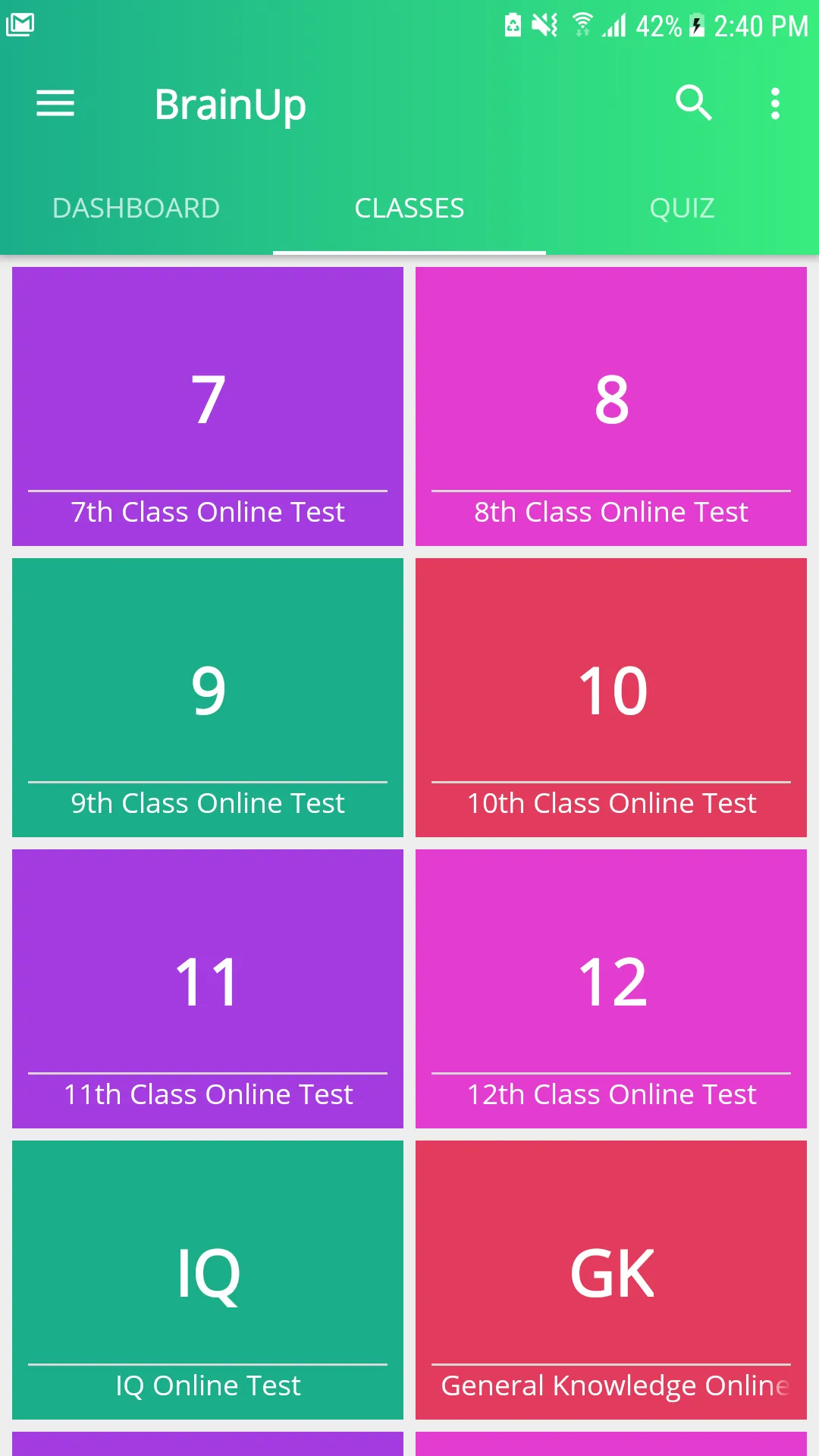 BrainUp-Online Tests & Mcqs | Indus Appstore | Screenshot