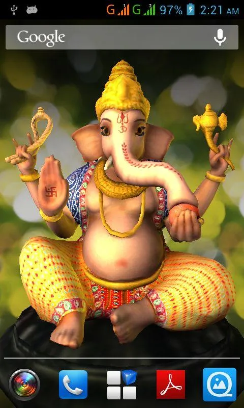 3D Ganesh Live Wallpaper | Indus Appstore | Screenshot