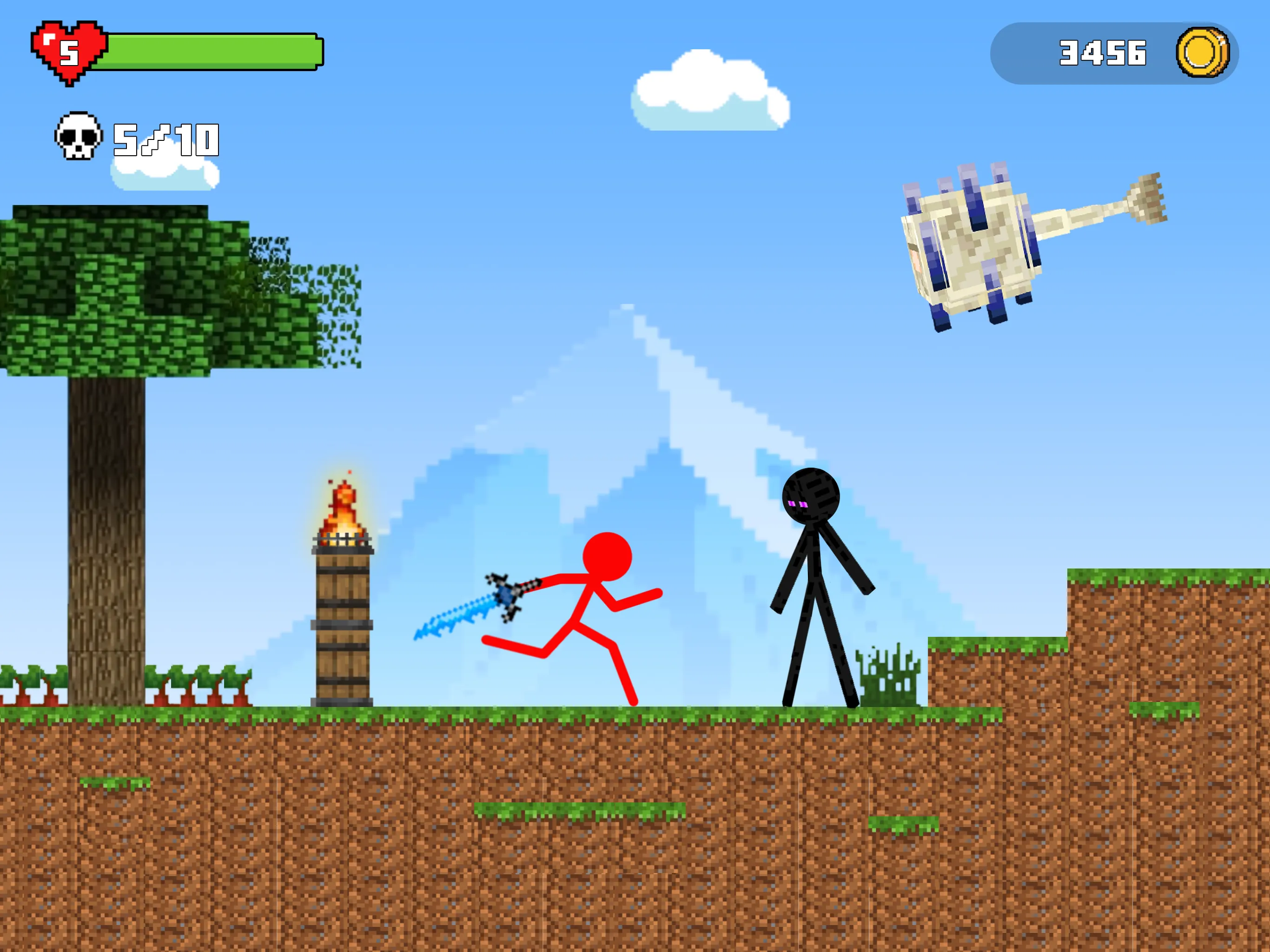 Stickman Battle in Craft World | Indus Appstore | Screenshot