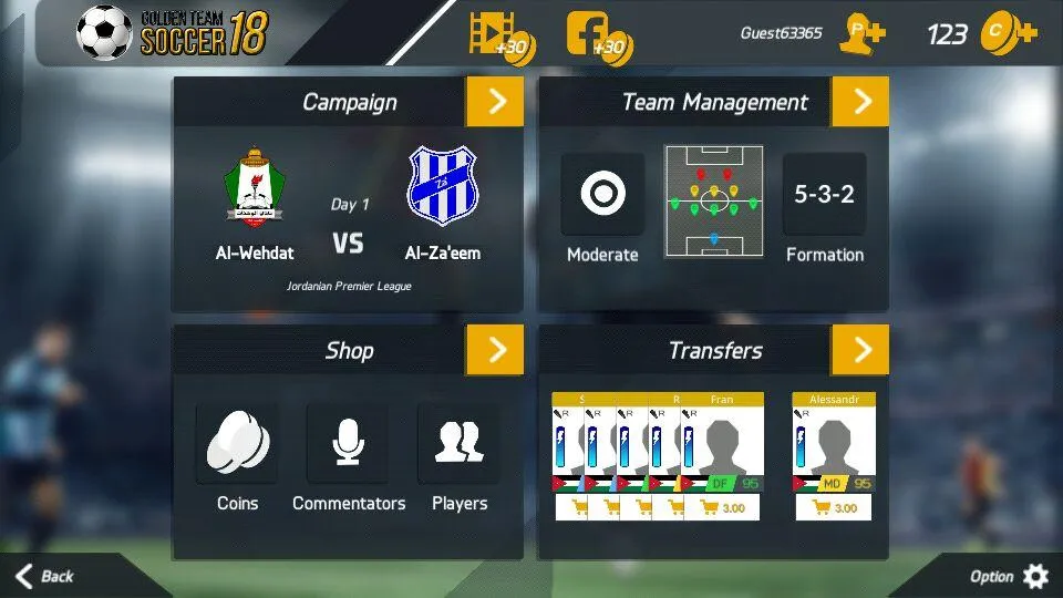 Golden Team Soccer 18 | Indus Appstore | Screenshot