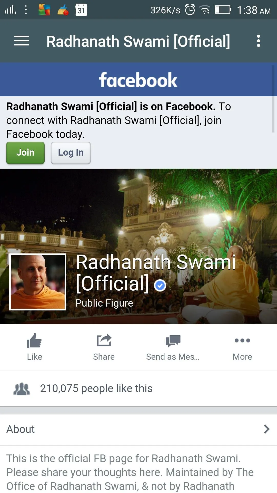 Radhanath Swami | Indus Appstore | Screenshot