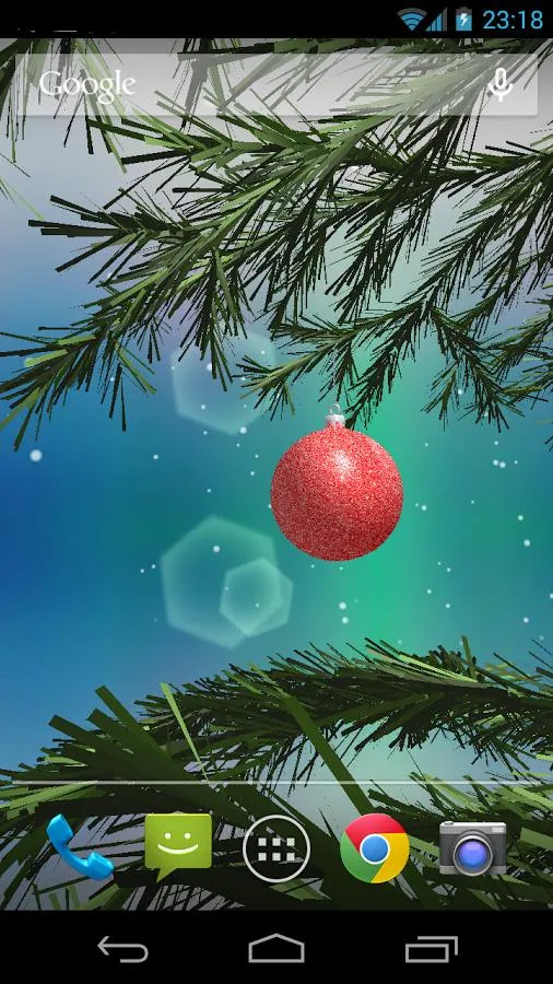 Xmas 3D live wallpaper | Indus Appstore | Screenshot