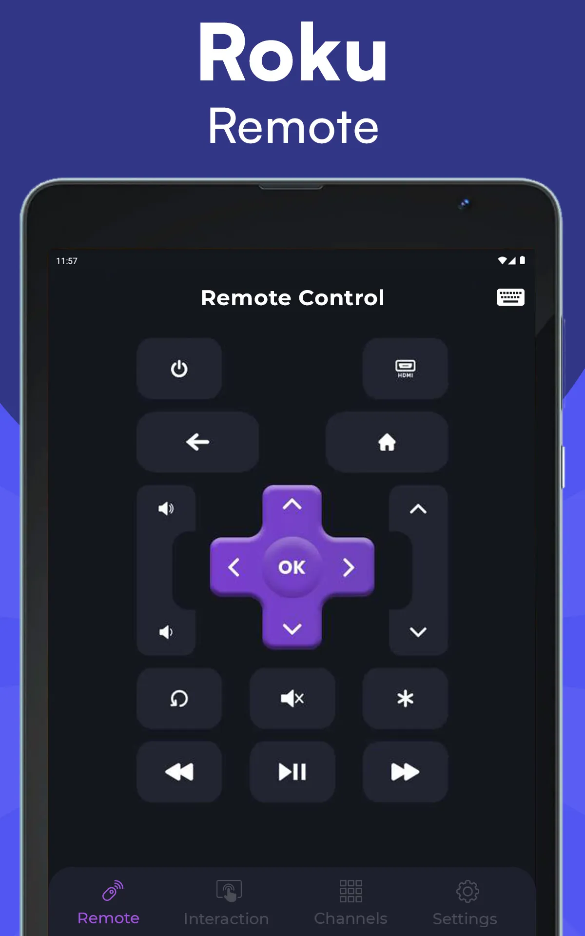 Remote Control for Roku TV All | Indus Appstore | Screenshot