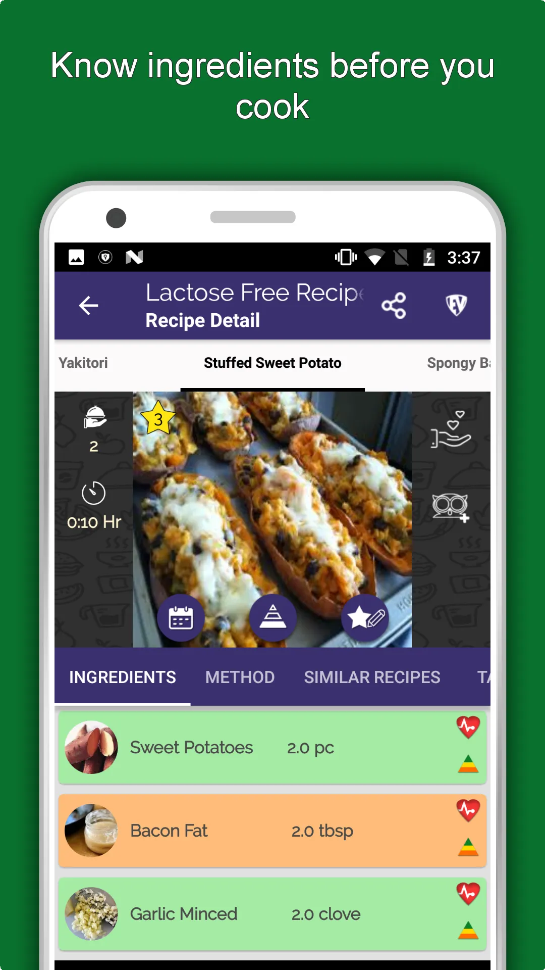 Lactose Free Food Recipes | Indus Appstore | Screenshot