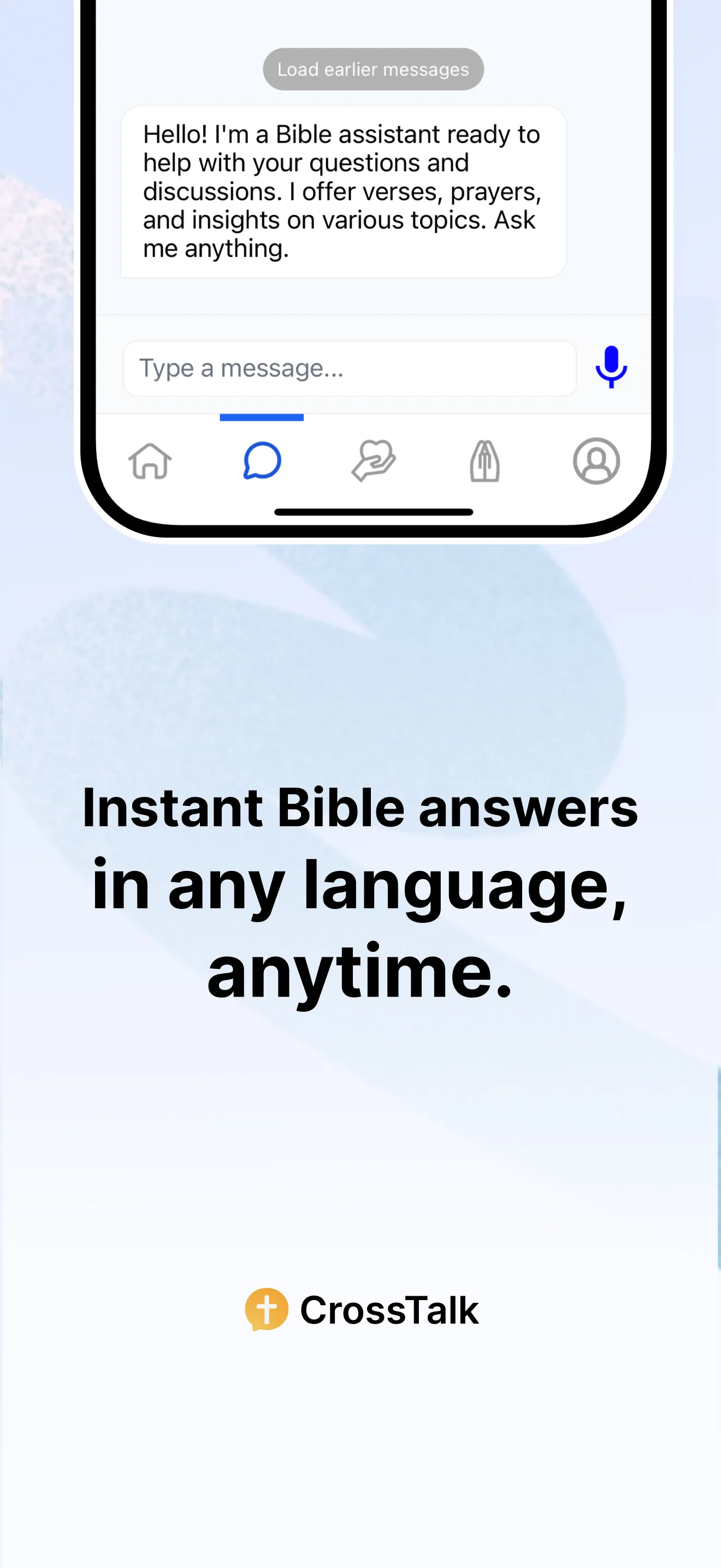 CrossTalk: Bible Chat + Prayer | Indus Appstore | Screenshot