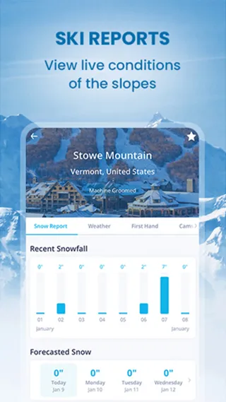 OnTheSnow Ski & Snow Report | Indus Appstore | Screenshot