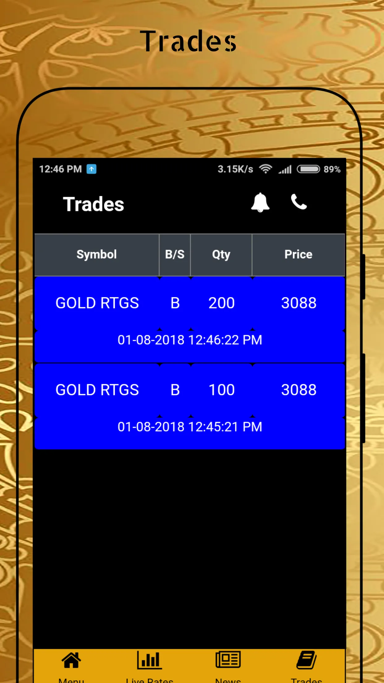 Thashna Bullion - Book Gold Ba | Indus Appstore | Screenshot