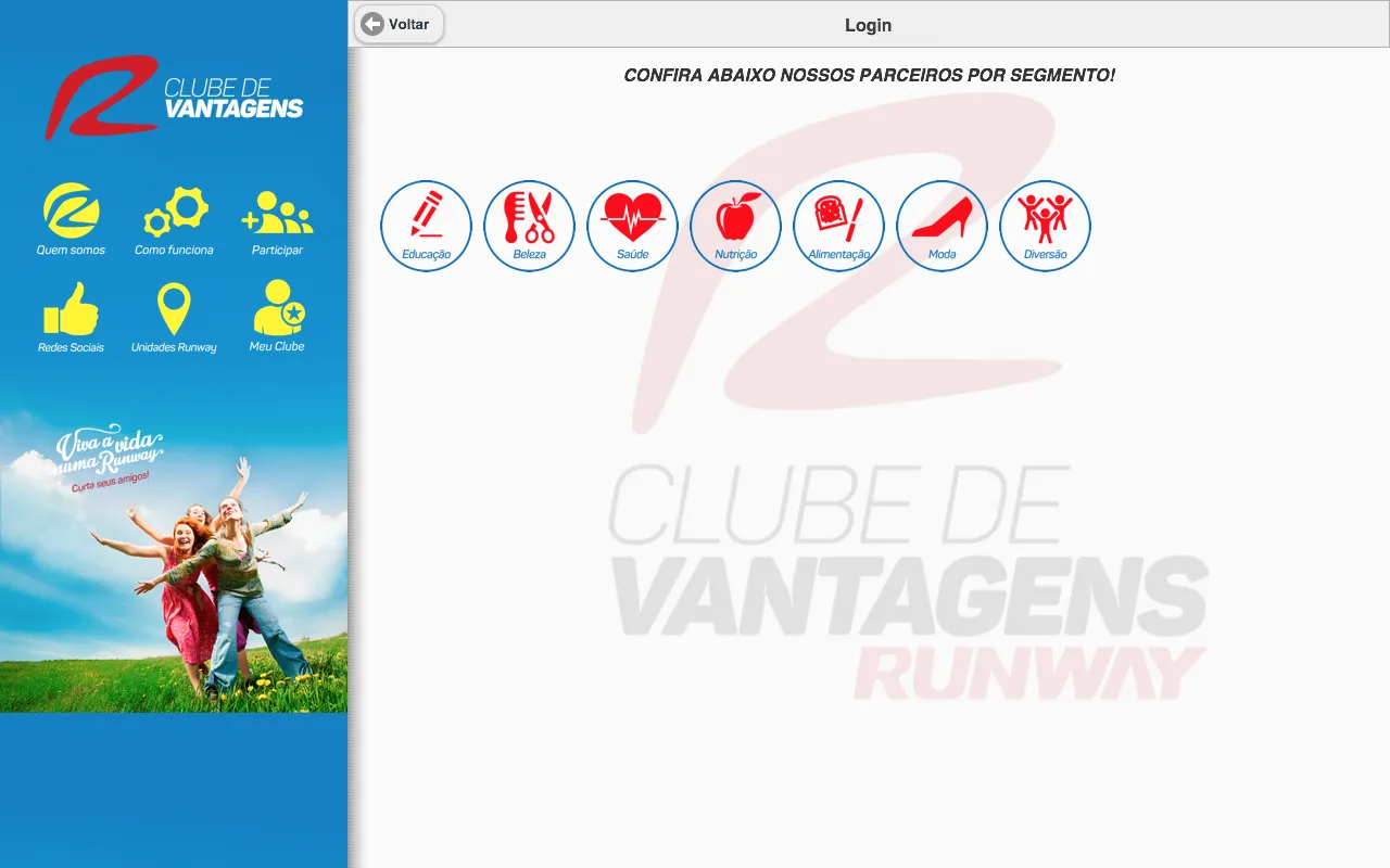 Clube de Vantagens Runway | Indus Appstore | Screenshot