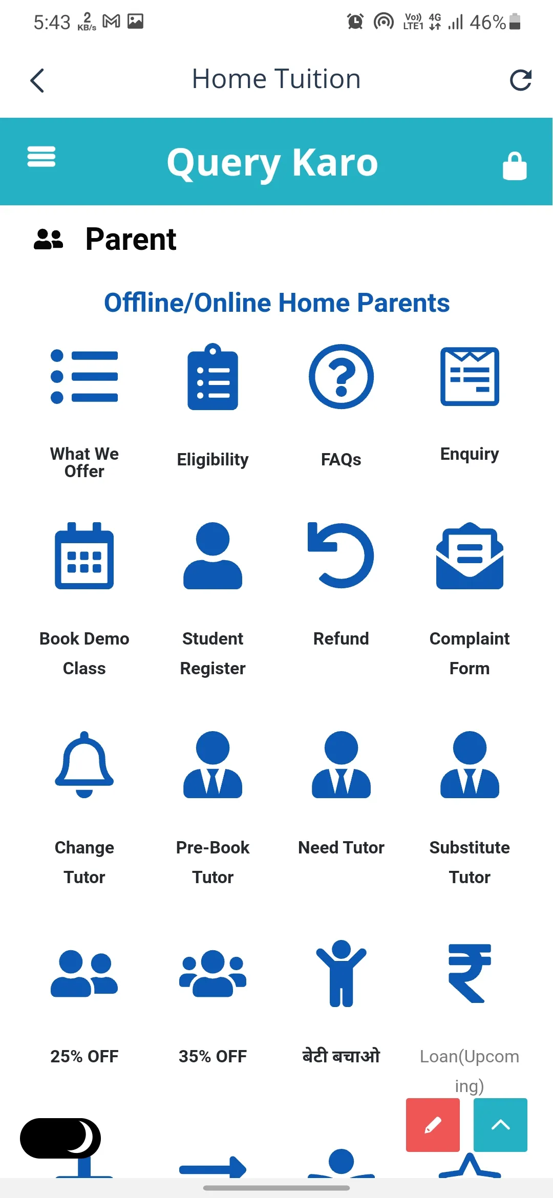 Query Karo: Home Tuition App | Indus Appstore | Screenshot