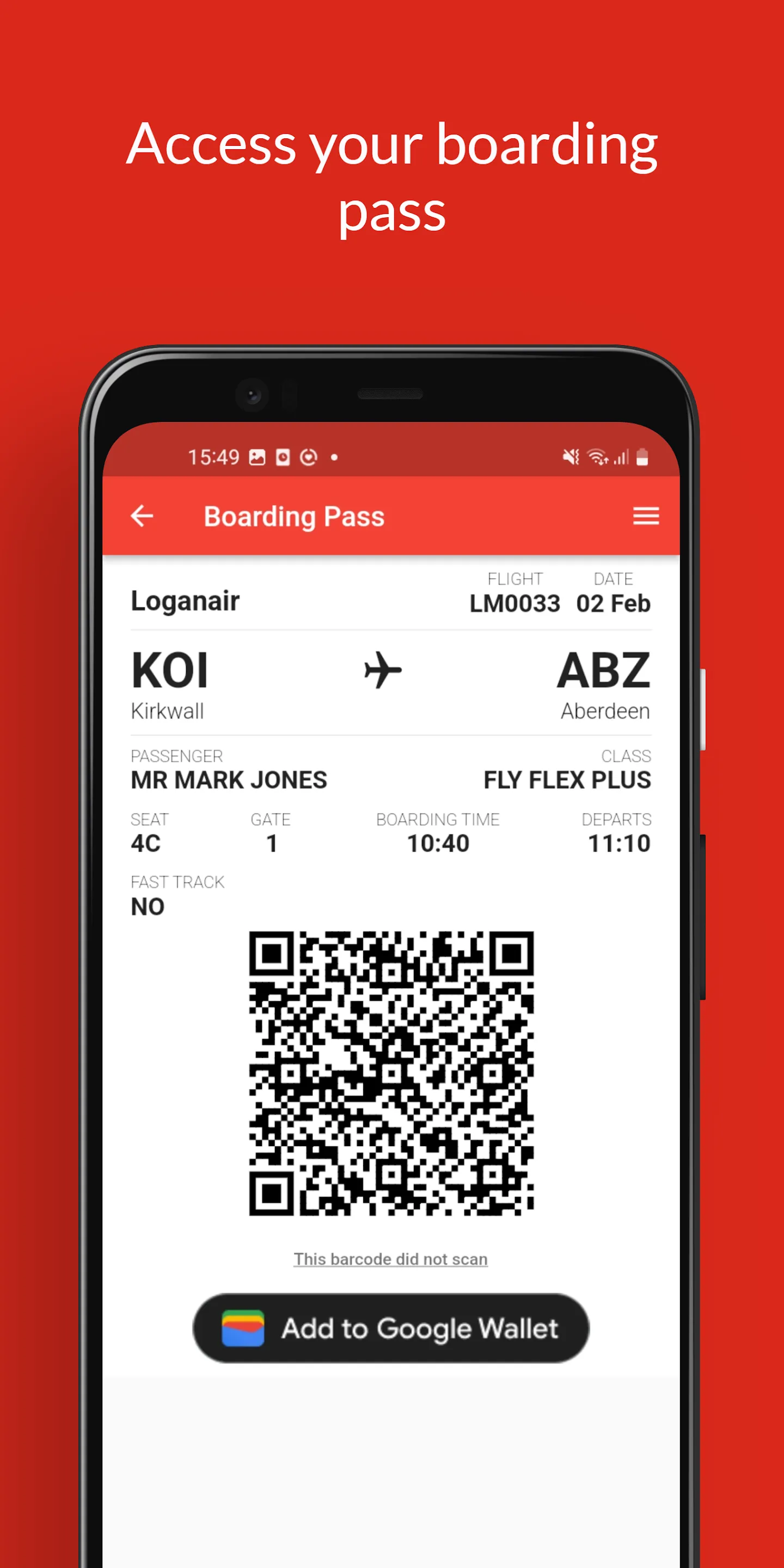 Loganair | Indus Appstore | Screenshot